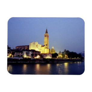 The church of Sant'Anastasia in Verona, Italy. Magnet