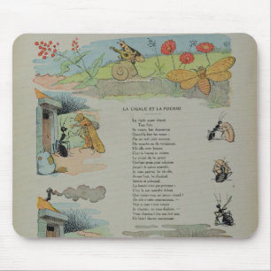 The Cicada and the Ant from the Fables Mouse Pad