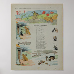 The Cicada and the Ant from the Fables Poster