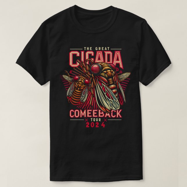 The Cicada Reunion US Tour 2024 Cicada Concert Fes T-Shirt (Design Front)