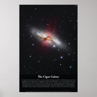 The Cigar Galaxy (M82) Poster