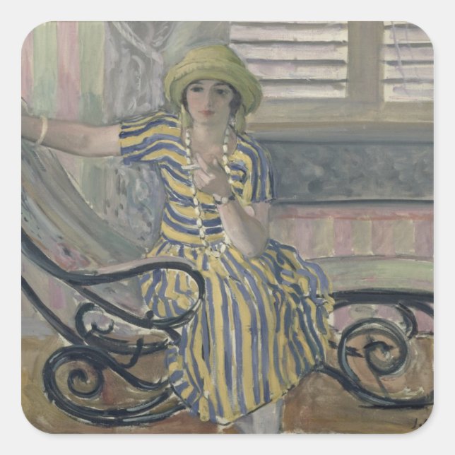 The Cigarette Square Sticker (Front)