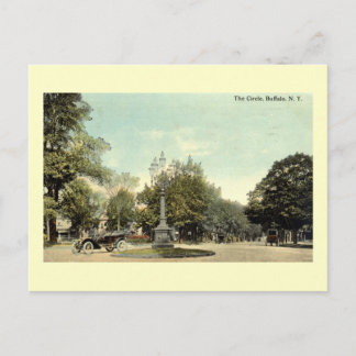 The Circle, Buffalo NY 1913 Vintage Postcard