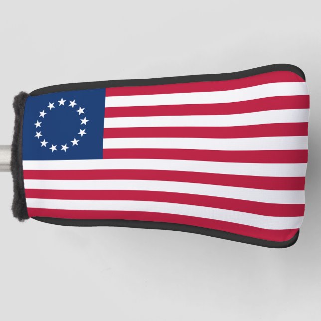 The Circle of Stars, American Flag by Betsy Ross Golf Head Cover (Front)