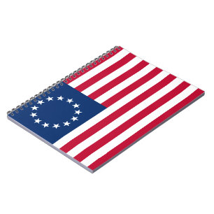 The Circle of Stars, American Flag by Betsy Ross Notebook
