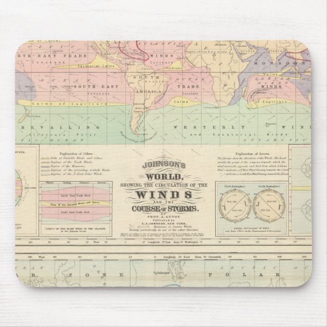 the Circulation of the Winds Mouse Pad (Front)