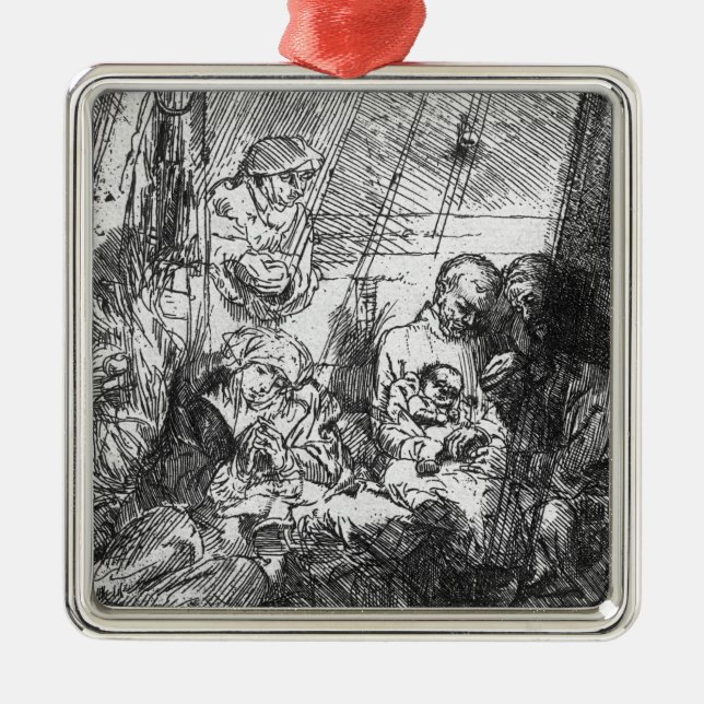 The Circumcision, 1654 Metal Tree Decoration (Front)
