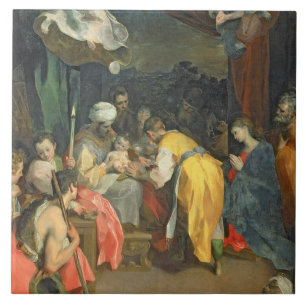 The Circumcision of Christ, 1590 (oil on canvas) Tile