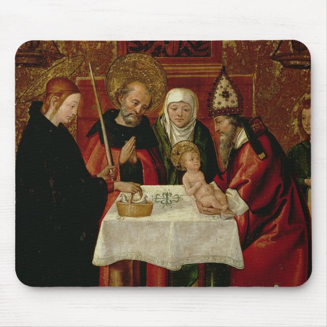 The Circumcision Presentation in the Temple Mouse Pad (Front)