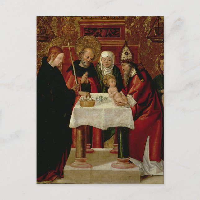 The Circumcision Presentation in the Temple Postcard (Front)