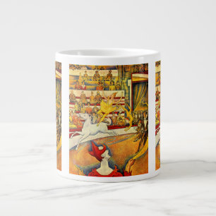 The Circus by Georges Seurat, Vintage Fine Art Large Coffee Mug