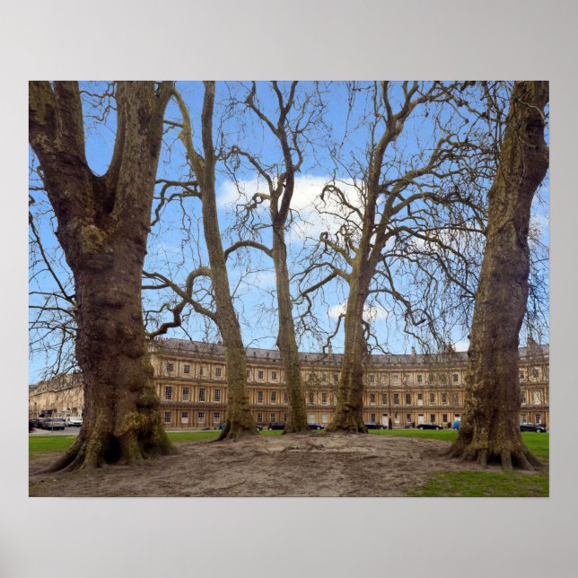 The Circus, City of Bath. Poster (Front)