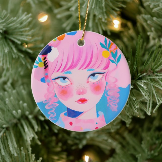 The Circus Clown Ceramic Ornament (Tree)