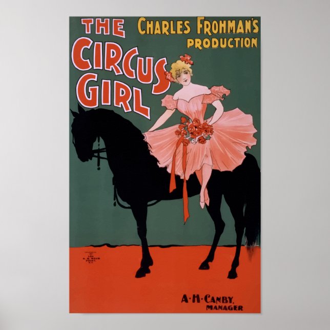 The Circus Girl Vintage Poster (Front)