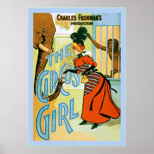 The Circus Girl ~ Vintage Theatre Advertising Poster