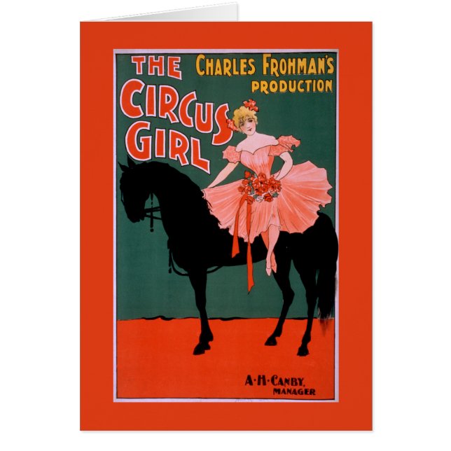 The Circus Girl - Woman on Horse Theatrical (Front)