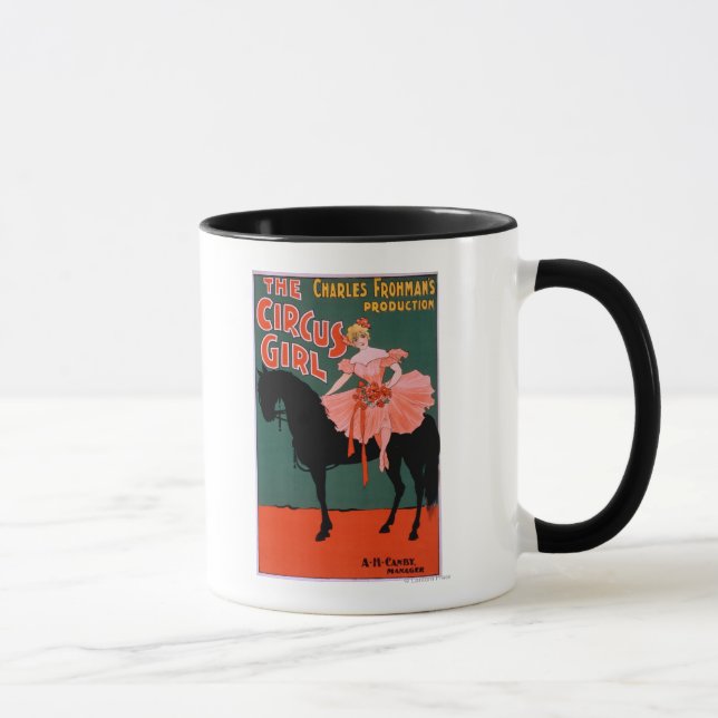 The Circus Girl - Woman on Horse Theatrical Mug (Right)