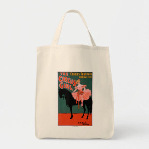 The Circus Girl - Woman on Horse Theatrical Tote Bag