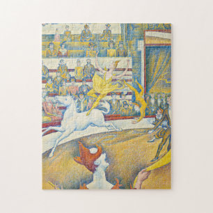 The Circus, Le Cirque, 1891 by Georges Seurat Jigsaw Puzzle