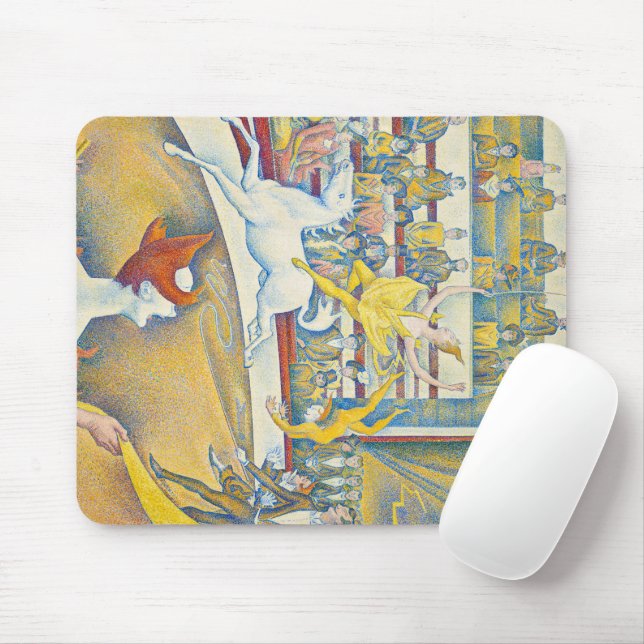 The Circus, Le Cirque, 1891 by Georges Seurat Mouse Pad (With Mouse)