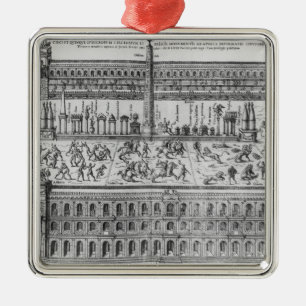The Circus Maximus in Rome, c.1600 Metal Ornament