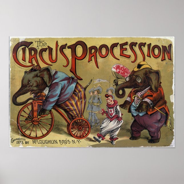 The Circus Procession Poster (Front)