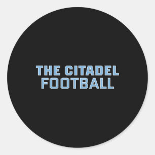 The Citadel Bulldogs Football Apparel Fans  Classic Round Sticker