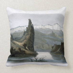 The Citadel Rock on the Upper Missouri, plate 18 f Cushion