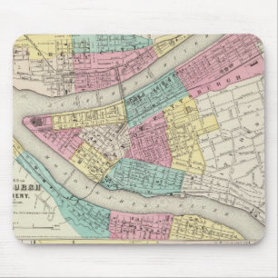 The Cities Of Pittsburgh Allegheny Cincinnati Mouse Pad