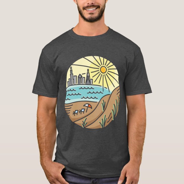 The City Across the Lake T-Shirt (Front)