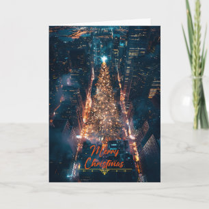 The City at Christmas Card