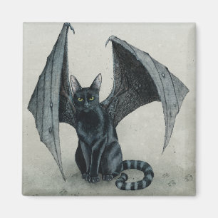 The City Battycat Magnet