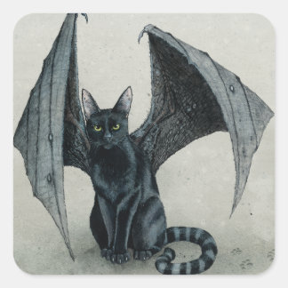 The City Battycat Sticker