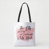 The City Goes To Bed Tote Bag