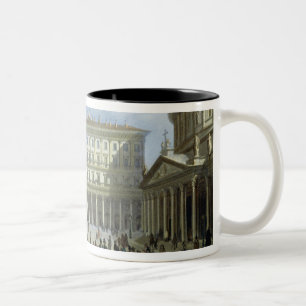 The City Hall and Piazza di San Carlo from 'Views Two-Tone Coffee Mug