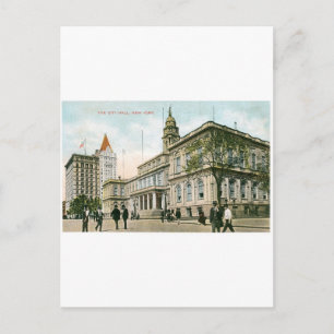 "The City Hall" New York Postcard