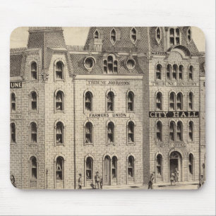 The City Hall of Minneapolis, Minnesota Mouse Pad