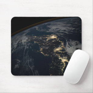 The City Lights Of Japan At Night. Mouse Pad