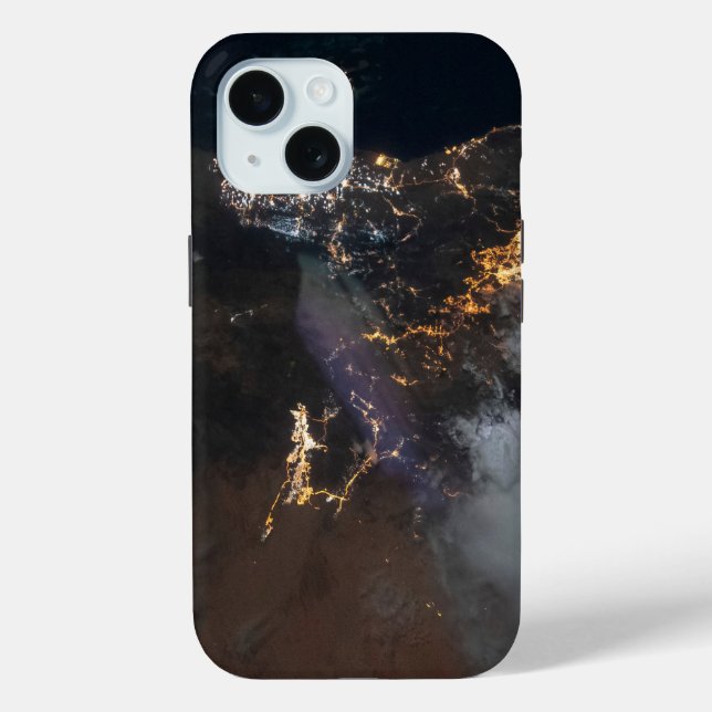 The City Lights Of Jazan And Its Suburbs Case-Mate iPhone Case (Back)
