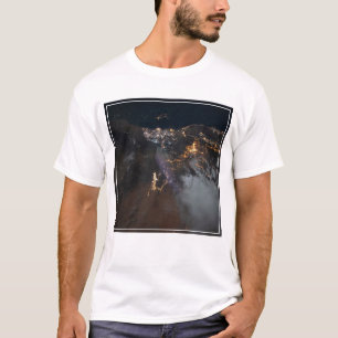 The City Lights Of Jazan And Its Suburbs T-Shirt