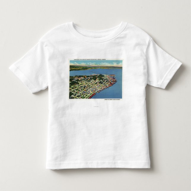 The City Looking Towards Young's Bay Toddler T-Shirt (Front)