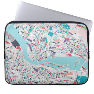 The City of Amsterdam Laptop Sleeve