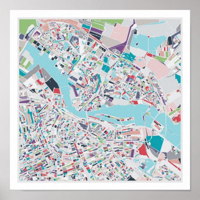 The City of Amsterdam Poster (Front)