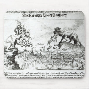 The City of Augsburg forced to accept Catholic Mouse Pad