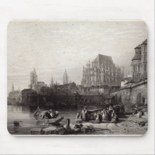 The City of Cologne, engraved by M.J. Sterling Mouse Pad