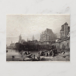 The City of Cologne, engraved by M.J. Sterling Postcard