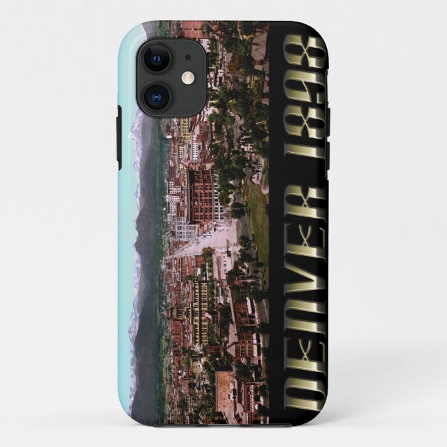 The City of Denver 1898 Case-Mate iPhone Case (Back)