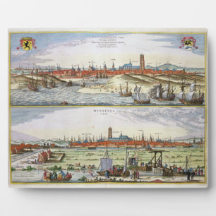 The City of Dunkirk during the Spanish occupation, Plaque