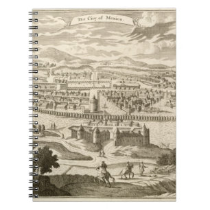 The City of Mexico, 1723 (engraving) Notebook