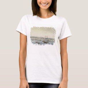 The City of Paramaribo (colour engraving) T-Shirt